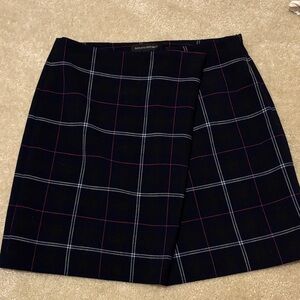 Banana Republic Dark Plaid Pencil Skirt